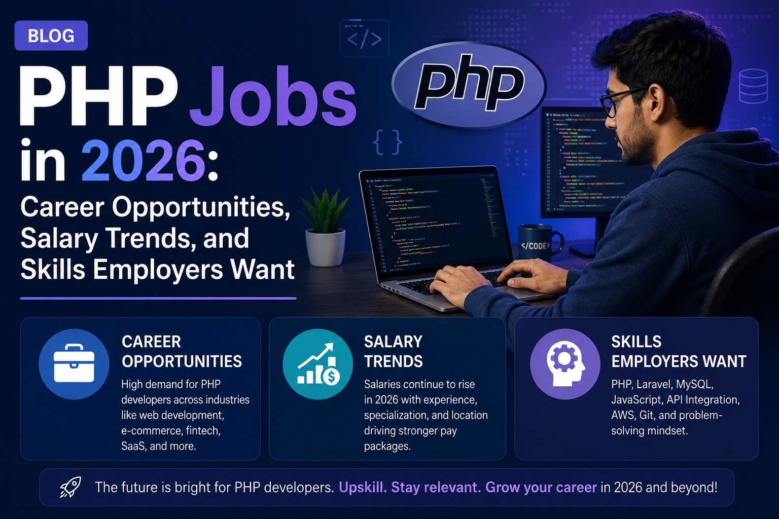 PHP Jobs in 2026: Career Opportunities, Salary Trends, and Skills Employers Want